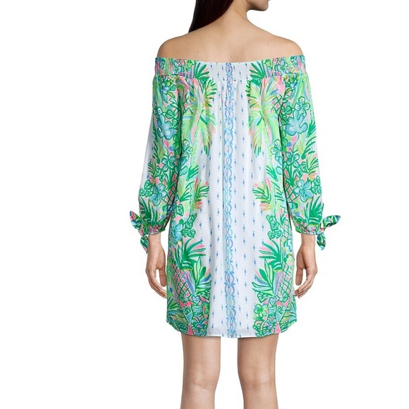 Lilly Pulitzer Mary Ellen off the shoulder dress XXS dress - Picture 2 of 9